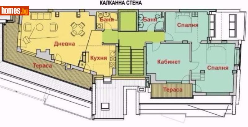 Четиристаен, 190m² - Кв. Редута, София - Апартамент за продажба - Азмар имоти - 9268108