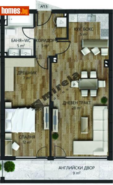 Двустаен, 95m² - Кв. Виница, Варна - Апартамент за продажба - МИРЕЛА - 53817573