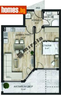 Двустаен, 80m² - Апартамент за продажба - 53817576