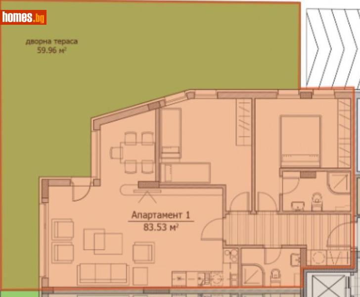 Тристаен, 96m² - Жк. Овча Купел, София - Апартамент за продажба - Азмар имоти - 54281504
