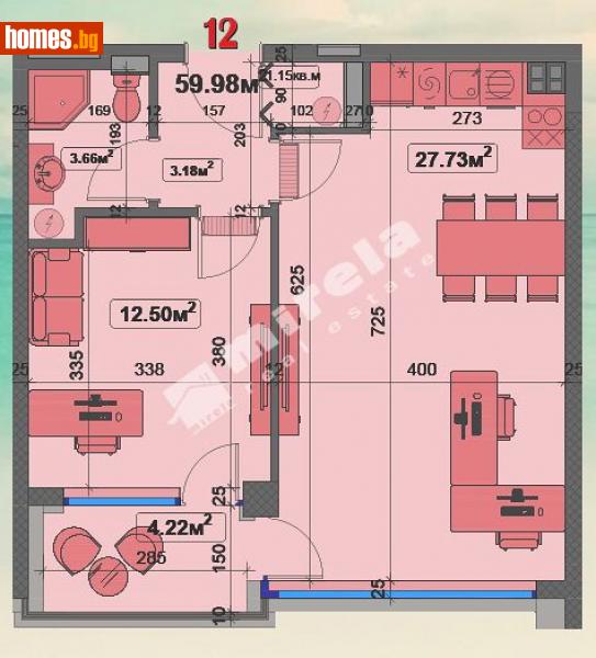 Двустаен, 73m² - Жк. Чайка, Варна - Апартамент за продажба - МИРЕЛА - 77091798