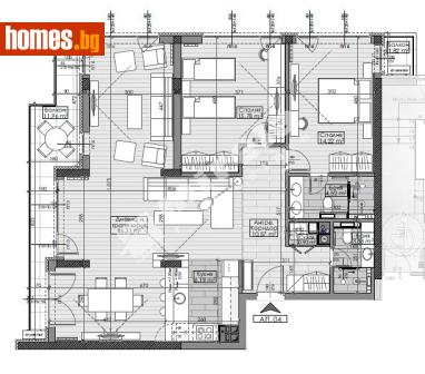 Тристаен, 146m² - Апартамент за продажба - 82432288