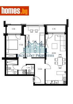 Тристаен, 120m² - Апартамент за продажба - 82510352