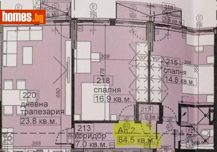 Тристаен, 99m² - Апартамент за продажба - 83598537