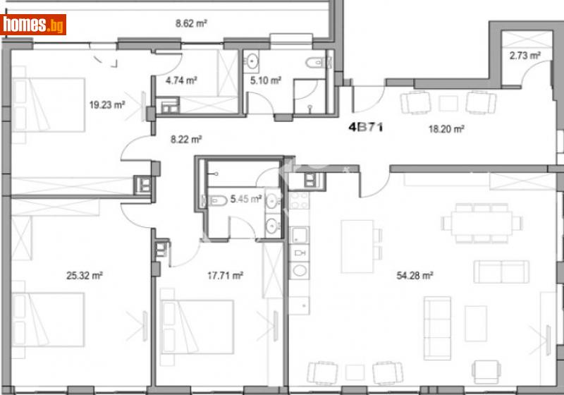 Четиристаен, 231m² - Пловдив, Пловдив - Апартамент за продажба - МИРЕЛА - 89570815