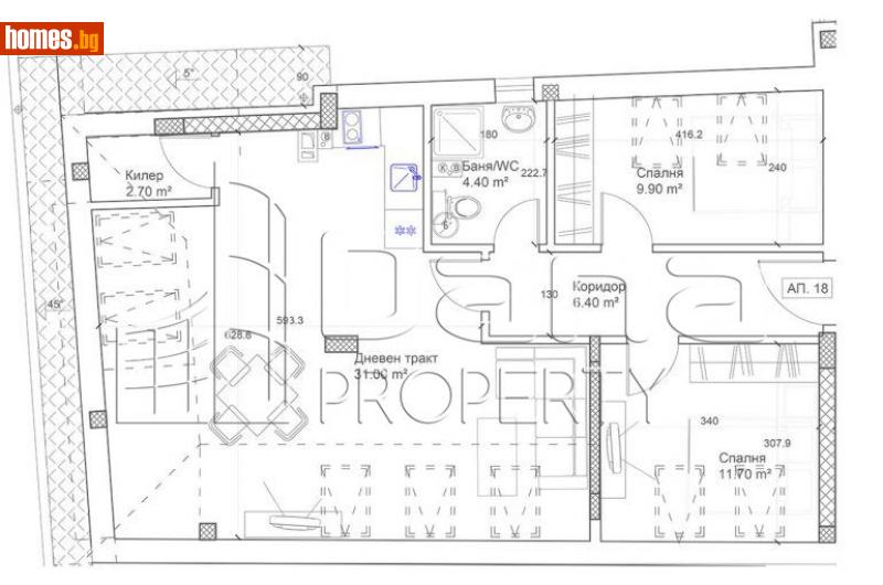 Четиристаен, 121m² - Жк. Левски, Варна - Апартамент за продажба - Дана Пропърти - 93570078