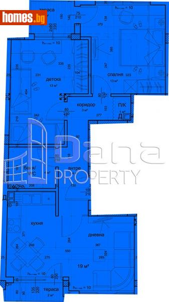 Тристаен, 89m² -  ЛК Тракия, Варна - Апартамент за продажба - Дана Пропърти - 93570259