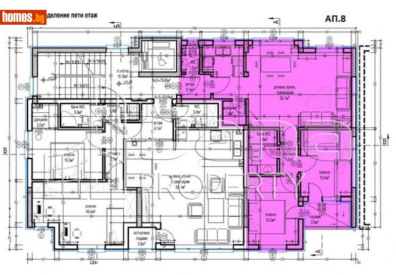 Четиристаен, 125m² - Жк. Чайка, Варна - Апартамент за продажба - Дана Пропърти - 93570564