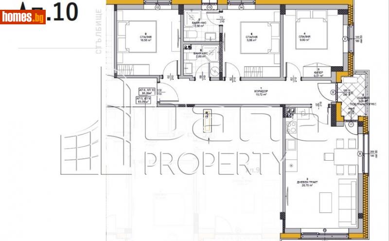 Четиристаен, 93m² - Кв. Виница, Варна - Апартамент за продажба - Дана Пропърти - 93570868