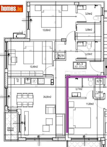 Тристаен, 78m² - Кв. Галата, Варна - Апартамент за продажба - Дана Пропърти - 93571008