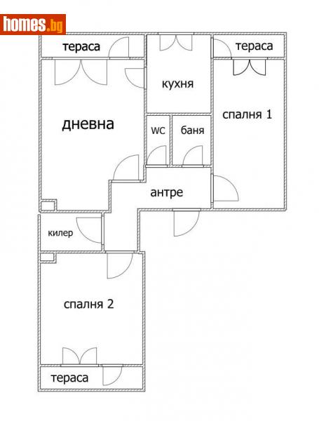 Тристаен, 84m² - Жк. Чайка, Варна - Апартамент за продажба - Дана Пропърти - 93571048
