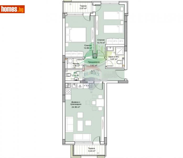 Тристаен, 105m² - Пловдив, Пловдив - Апартамент за продажба - RE/MAX Advantage - 93609590