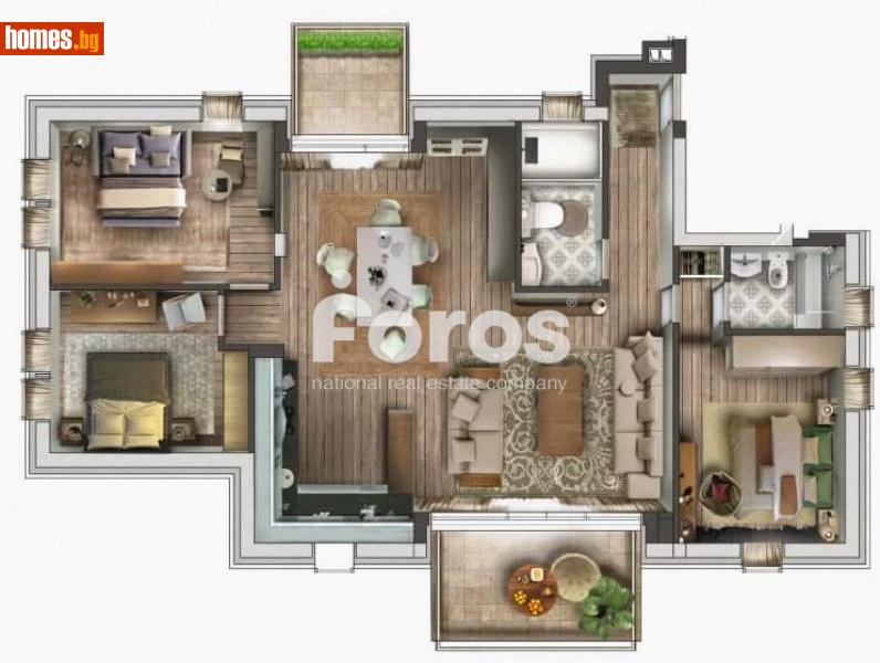 Четиристаен, 163m² - Жк. Изгрев, Варна - Апартамент за продажба - ФОРОС ВАРНА - 93646909