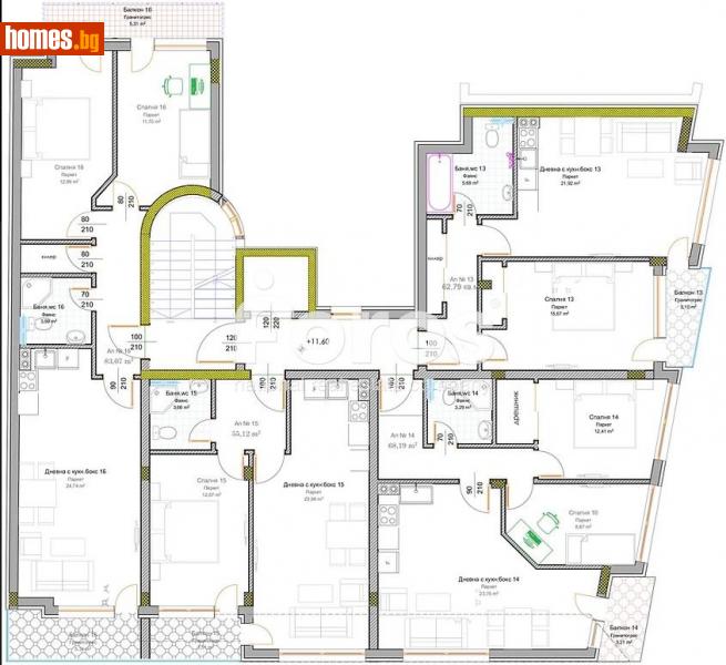 Двустаен, 76m² - Жк. Левски, Варна - Апартамент за продажба - ФОРОС ВАРНА - 93647003