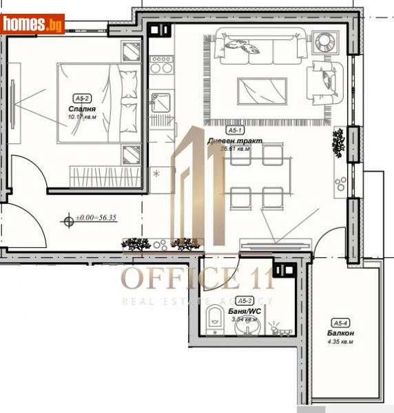 Двустаен, 64m² - К.к.Св.Константин и Елена, Варна - Апартамент за продажба - Офис 11 - 94875921