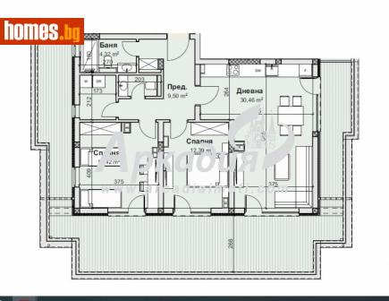 Тристаен, 185m² - Апартамент за продажба - 95073122