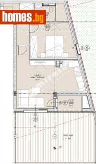 Двустаен, 74m² - Апартамент за продажба - 96915801
