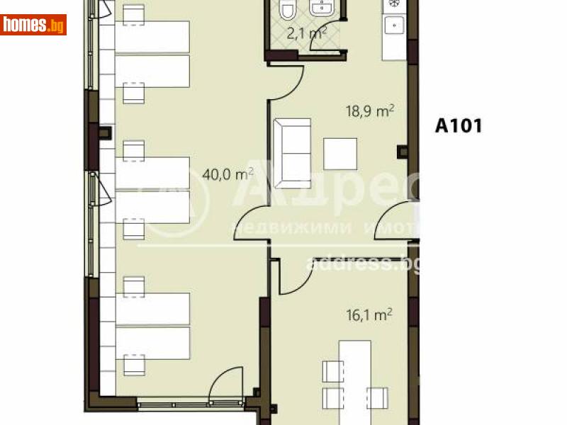 Тристаен, 105m² - Жк. Овча Купел 2, София - Апартамент за продажба - АДРЕС НЕДВИЖИМИ ИМОТИ - 97410589