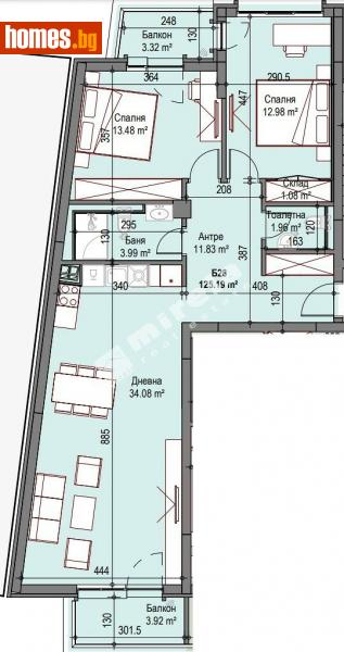 Тристаен, 125m² - Жк. Сухата Река, София - Апартамент за продажба - МИРЕЛА - 98900574