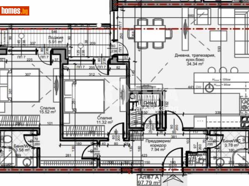 Тристаен, 114m² - Жк. Младост 4, София - Апартамент за продажба - ИМОТЕКА АД - 104334374