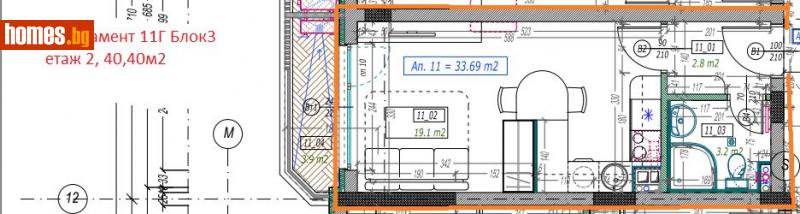 Едностаен, 40m² - Кв. Малинова Долина, София - Апартамент за продажба - Атлас Риъл Естейтс - 107209951