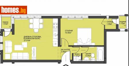 Двустаен, 78m² - Апартамент за продажба - 107209984