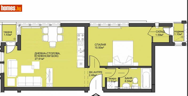 Двустаен, 78m² - Жк. Младост 3, София - Апартамент за продажба - Атлас Риъл Естейтс - 107209984