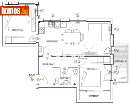 Тристаен, 8635m² - Апартамент за продажба - 107212109