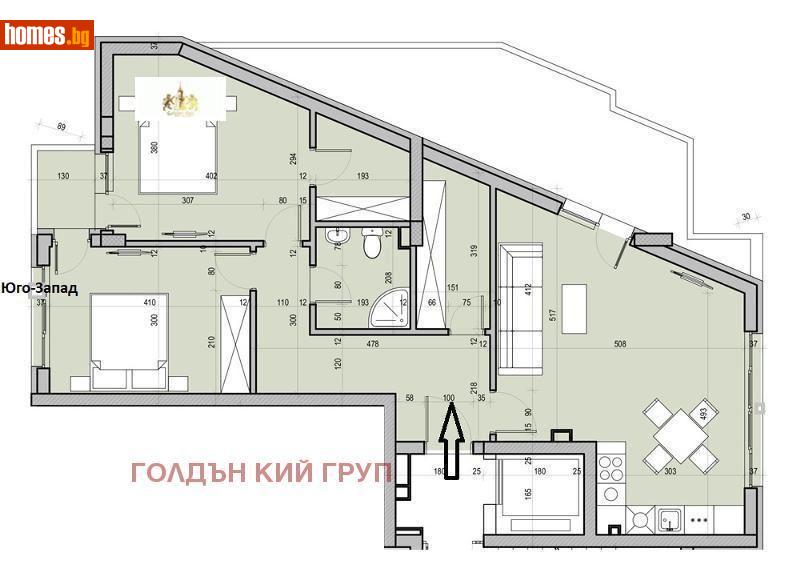 Тристаен, 105m² -  Студентски Град, София - Апартамент за продажба - Golden Key  - 107223896