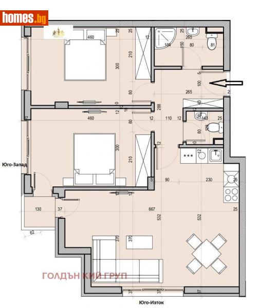 Тристаен, 95m² -  Студентски Град, София - Апартамент за продажба - Golden Key  - 107223899