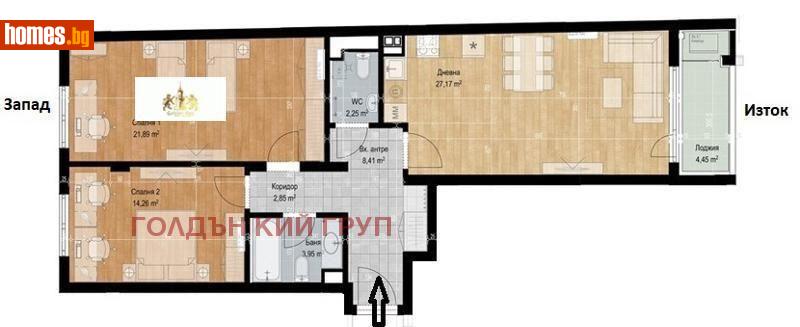 Тристаен, 120m² - Жк. Младост 4, София - Апартамент за продажба - Golden Key  - 107223903