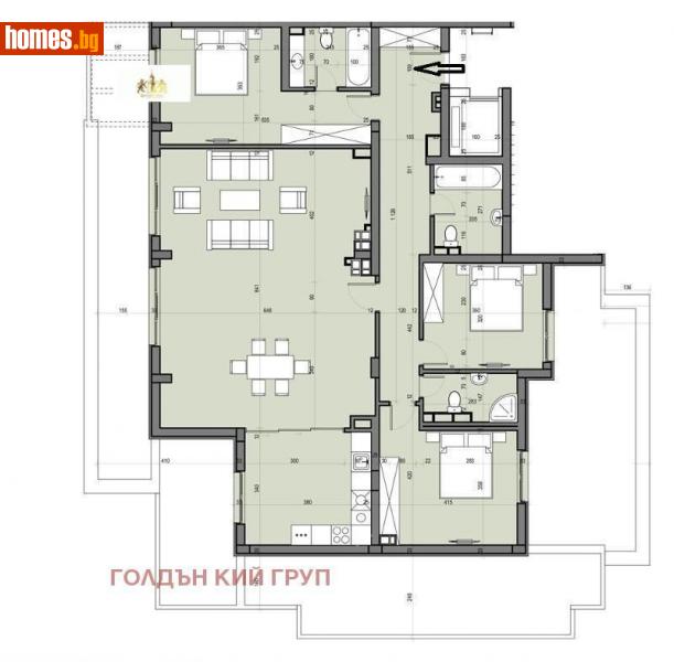Четиристаен, 280m² -  Студентски Град, София - Апартамент за продажба - Golden Key  - 107223930