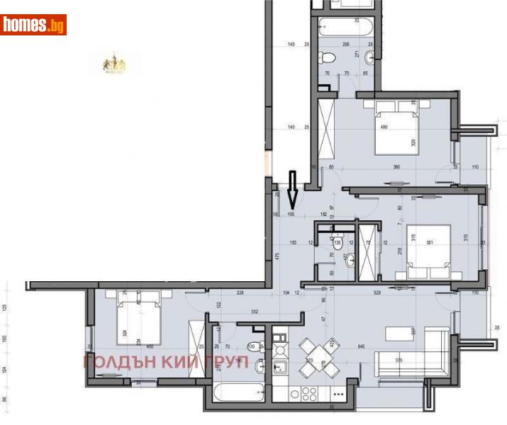 Четиристаен, 135m² -  Студентски Град, София - Апартамент за продажба - Golden Key  - 107223932