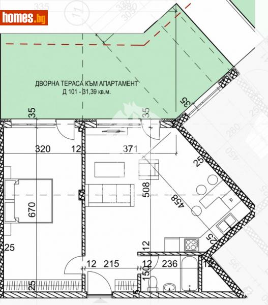 Двустаен, 71m² - Кв. Манастирски Ливади, София - Апартамент за продажба - Golden Key  - 107223948