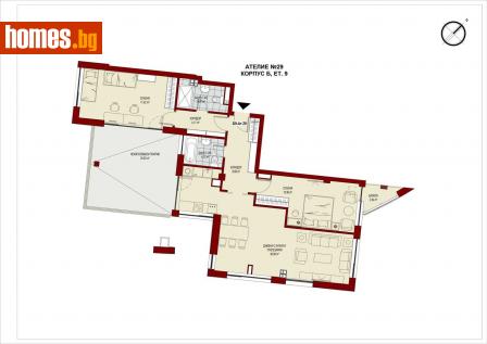 Тристаен, 162m² - Апартамент за продажба - 107224518