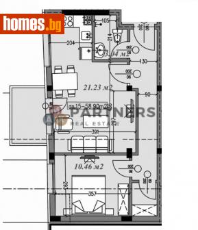 Двустаен, 69m² - Апартамент за продажба - 107231511