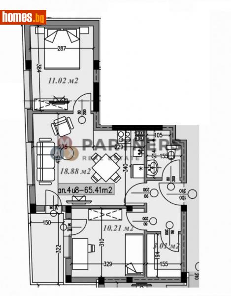 Тристаен, 77m² - Жк. Трошево, Варна - Апартамент за продажба - MAX PARTNERS - 107231512