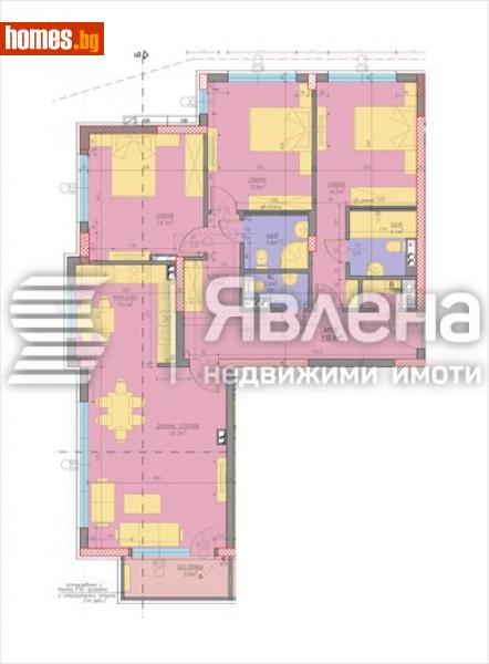 Четиристаен, 156m² - Кв. Хладилника, София - Апартамент за продажба - ЯВЛЕНА - 107607665