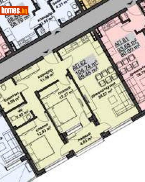 Тристаен, 104m² - Жк. Славейков, Бургас - Апартамент за продажба - AМАРИСС ИМОТИ - 108124050