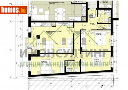 Четиристаен, 115m² - Апартамент за продажба - 108149364