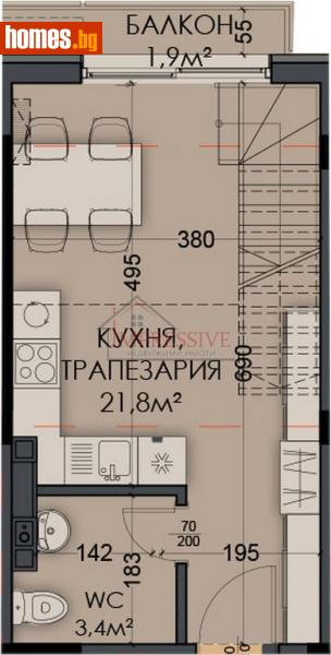 Мезонет, 123m² - Кв. Виница, Варна - Апартамент за продажба - Импресив Недвижими Имоти - 108164729