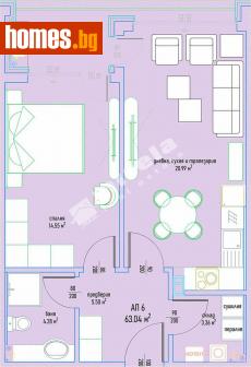 Двустаен, 75m² - Апартамент за продажба - 108507315