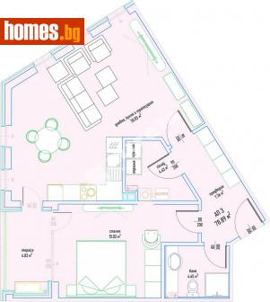 Двустаен, 94m² - Апартамент за продажба - 108507319