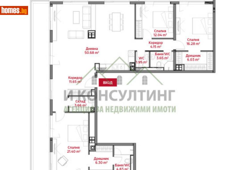 Четиристаен, 195m² - Кв. Манастирски Ливади, София - Апартамент за продажба - I Consulting - 108781422