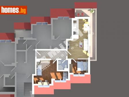 Тристаен, 101m² - Апартамент за продажба - 108795687