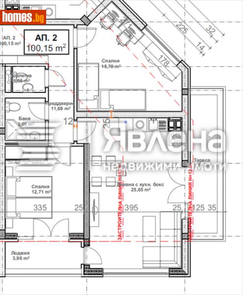 Тристаен, 114m² - Жк. Овча Купел 1, София - Апартамент за продажба - ЯВЛЕНА - 108910337