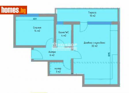 Двустаен, 94m² - Апартамент за продажба - 108953632