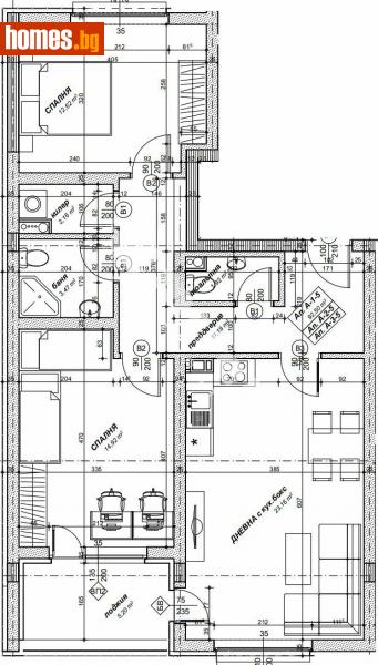 Тристаен, 124m² - Жк. Овча Купел 1, София - Апартамент за продажба - МИРЕЛА - 108995440