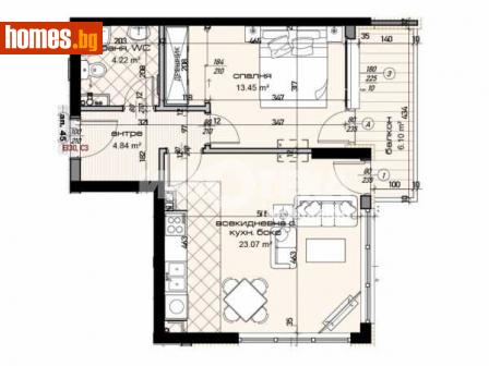 Двустаен, 76m² - Апартамент за продажба - 109084259