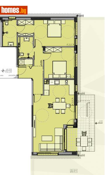Тристаен, 102m² - С.Ягодово, Родопи - Апартамент за продажба - ЛИДЕР А - 109228507